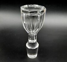 Ancien bouchon carafe flacon Facettes Cristal H 9 cm  TBE N°3