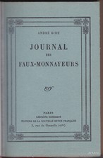 GIDE JOURNAL des FAUX-MONNAYEURS NRF ORIGINALE BIBLIOPHILIE