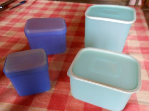 Boîtes tupperware vintage - 4,