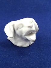 Tête de chien en biscuit