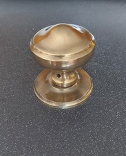 Ancienne poignée de porte d'entrée centrale fixe en laiton massif