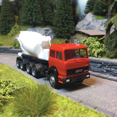 Camion toupie béton iveco - toupie, béton,