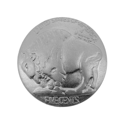 Concho bison 21mm nickelé - concho,