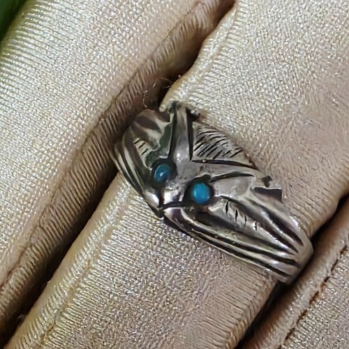 Bague tête chat argent - argent, 925