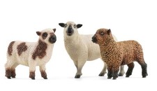 SCHLEICH - Figurine de l'univers des animaux de la ferme - Trio de moutons - ...