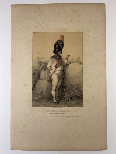 Gravure rehaussée charlet - rehaussée,