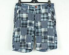 Tommy Hilfiger Hommes W30 Short Plaid à Carreaux Écossais Bermudas Été Multi