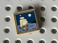 LEGO Tile Ref 3068pb0408 / Set 21045 10224 4193 21332 10243 21310 31141 10246 ..