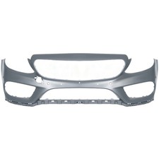 Pare-choc avant à peindre avec trous radars modèle AMG Mercedes Classe C W205 ph