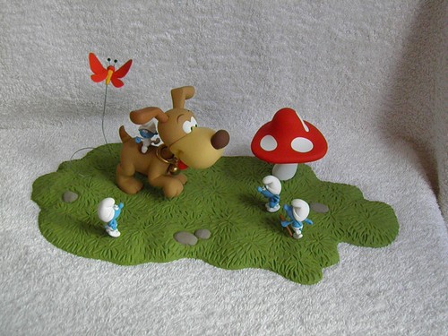 Figurine puppy pays des - au,