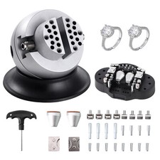 VEVOR Boulet de Graveur Étau à Boule de Gravure 78 mm Rotatif à 360° Bijoutier