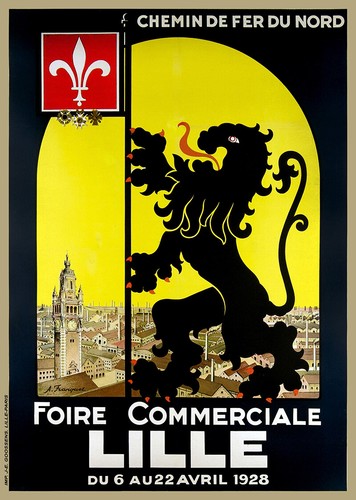 Affiche chemin fer - affiche, nord