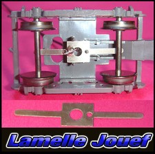 6001# Lamelle contact éclairage LED  pour voiture voyageur Jouef 