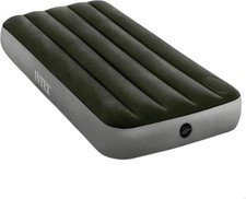 Intex matelas gonflable downy - 1 pers + gonfleur a pied intégré