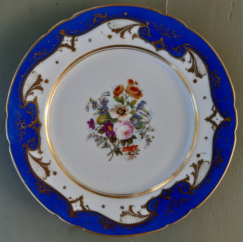 Superbe assiette décor - superbe,