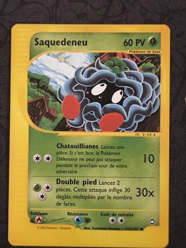 Carte pokemon saquedeneu - pokemon,
