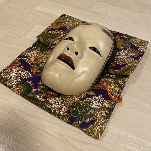 Masque japonais bois - masque, en