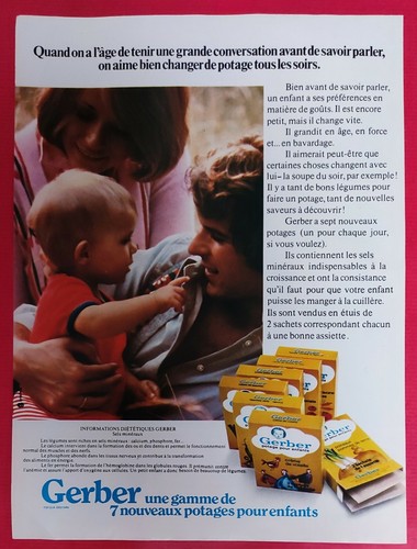 Publicité presse gerber - publicité, presse: