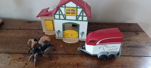 Playmobil lot ecurie chevaux - ecurie,