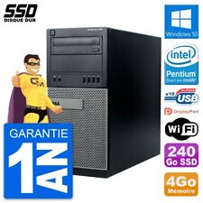 PC Tour Dell OptiPlex 790 MT Intel G630 RAM 4Go SSD 240Go Windows 10 Wifi
