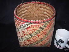 Borneo Red and Black Twilled