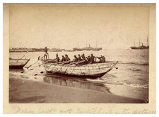Inde, Madras, Bateau masula et