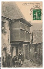 CAR-ACGP2-0132-29 - CHATEAUNEUF-DU-FAOU - vieilles maisons du XVe de la place