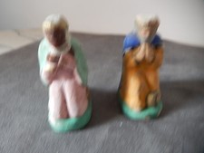 2 ANCIENS SANTONS CRÈCHE NOEL