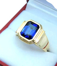Homme 14K Bague or Jaune 5 CT