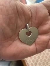 Pendentif Poiray en argent grand Format 