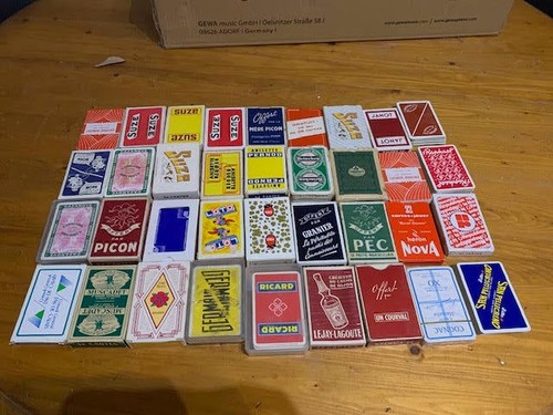 Lot jeux de - de, cartes