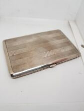 ETUI OU PORTE CIGARETTE ARGENT MASSIF POINCON MINERVE  BEL ETAT D'USAGE 125 GR