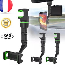 Support Téléphone Portable Voiture Rétroviseur ★Universel Réglable Multifonction