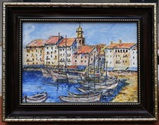 petit tableau: port de St Tropez