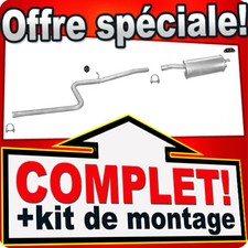 Ligne pot d'échappement pour FIAT DOBLO 1.9 JTD 2000-2005 Silencieux