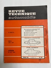 RTA Revue Technique Automobile n°250 Citroën ID 19 B Février 1967 128 Pages