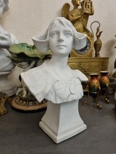 NELSON, beau buste biscuit de femme, Sèvres, Paris