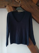Pull noir manches longues - manches,