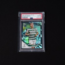 2021-22 Topps UEFA Champions League 1st Edition Manuel Ugarte Black 1/10 RC PSA8