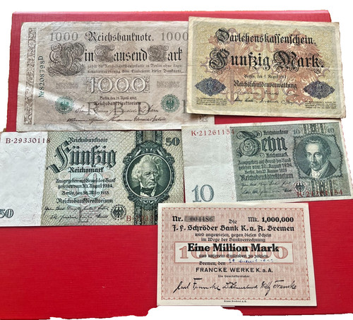 Billets allemand avant 1939 - allemand, d'avant
