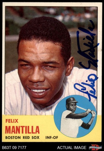 1963 topps 447 - 1963, mantilla