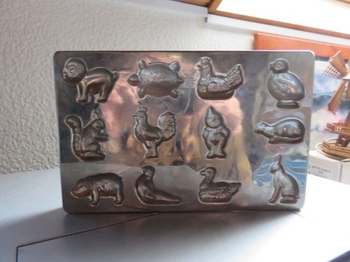 Plaque chocolat animaux - , en