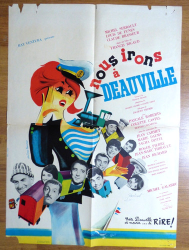 Affiche 60x80 original - original, 1962