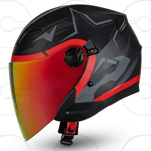 Casque moto jet cruizer noir - casque,