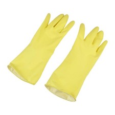 Paire de Gants de Ménage "Latex" Taille S Jaune