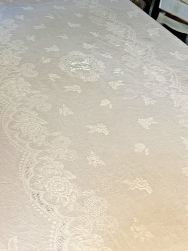 Nappe ancienne coton - ancienne, en