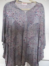 Top long/Tunique fluide bleu