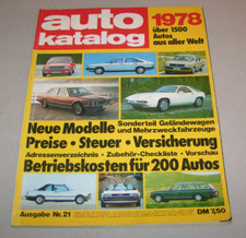Autocatalogue N° 21 - Année