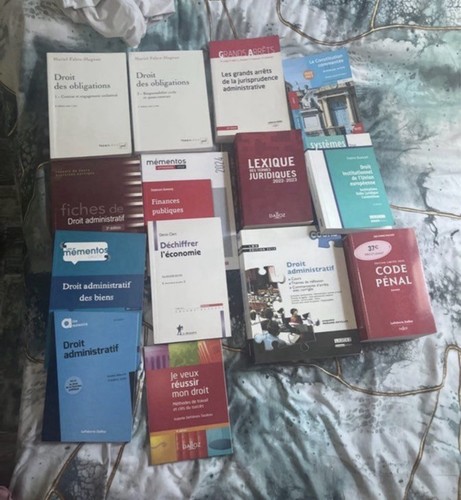 Lot manuels droit - lot,