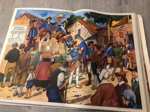 Ancienne affiche carte - affiche,